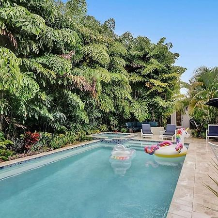 Stylish Tropical Oasis Hot Tub Pool Bbq Villa Fort Lauderdale Kültér fotó