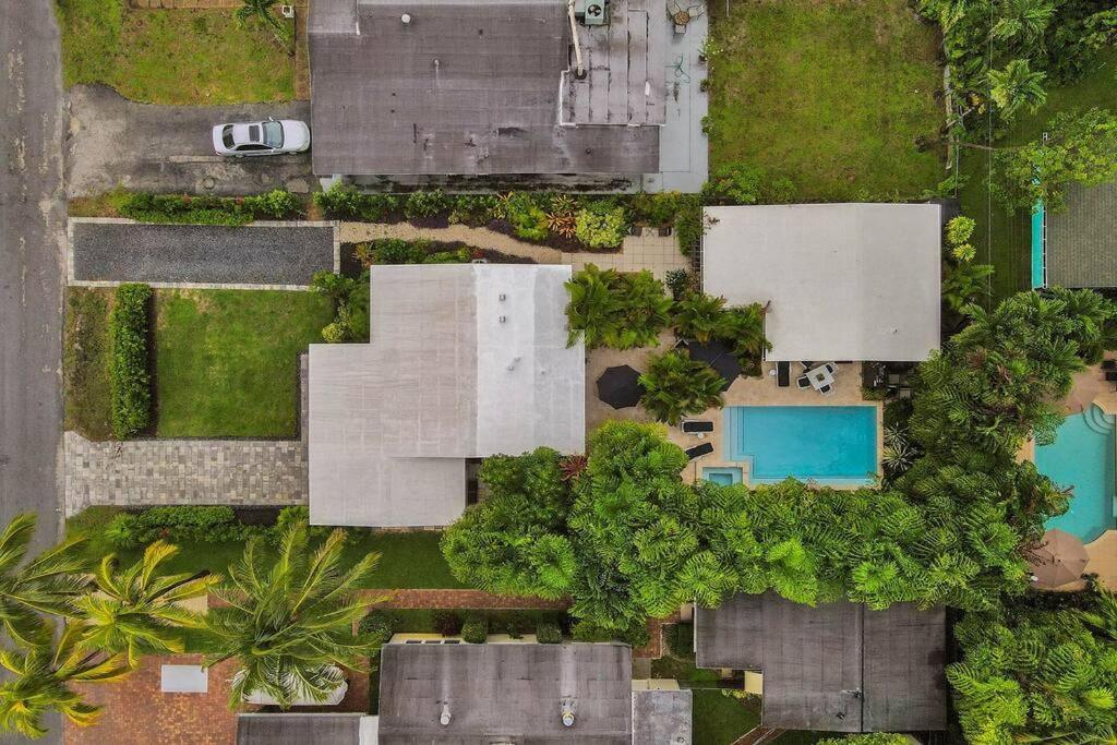 Stylish Tropical Oasis Hot Tub Pool Bbq Villa Fort Lauderdale Kültér fotó